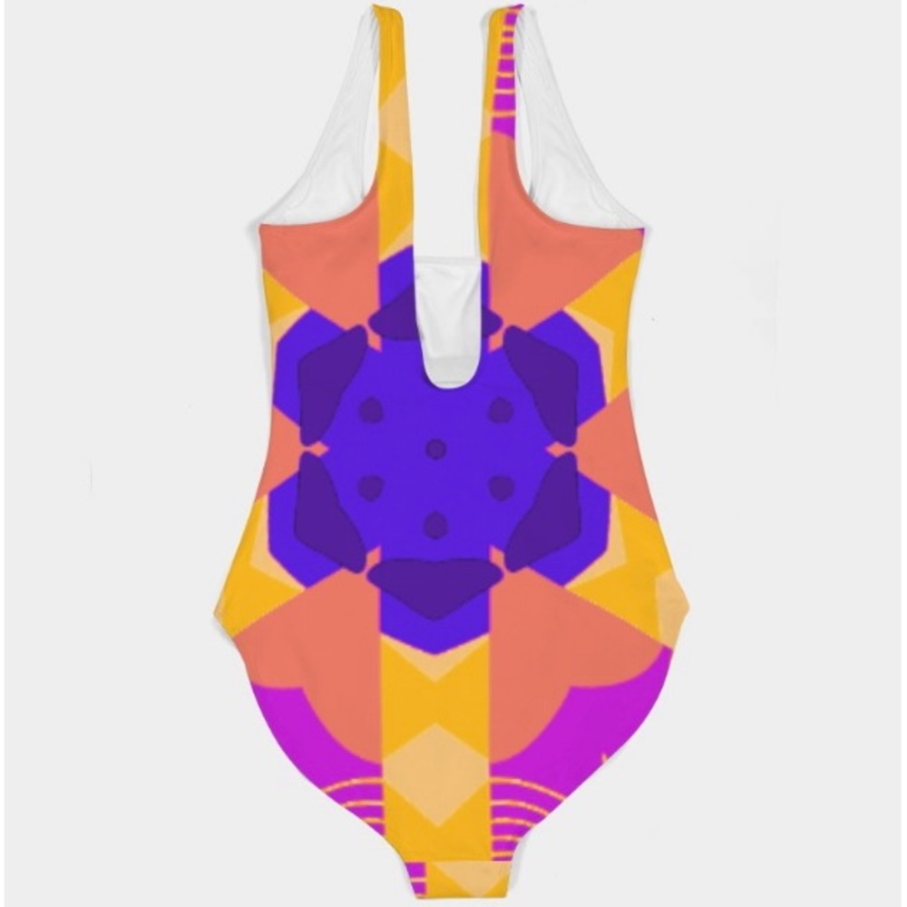 Colorful Geometric One-Piece Swimsuit